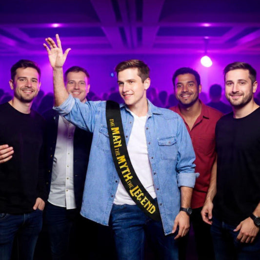Groom Sash “The Man The Myth The Legend” | Bucks Party Accessorie
