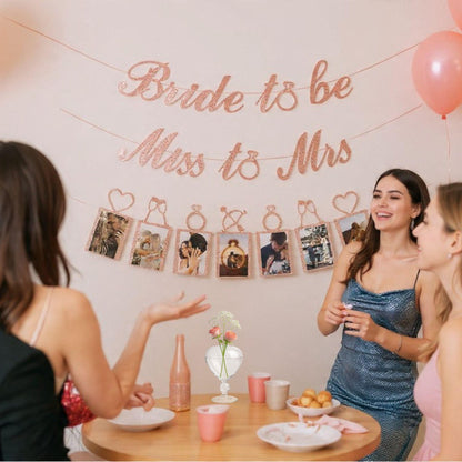 Bride to Be Photo Banner – The “From Miss to Memories” Moment Maker