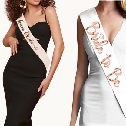 Bridal Party Sash Set – Team Bride Kit