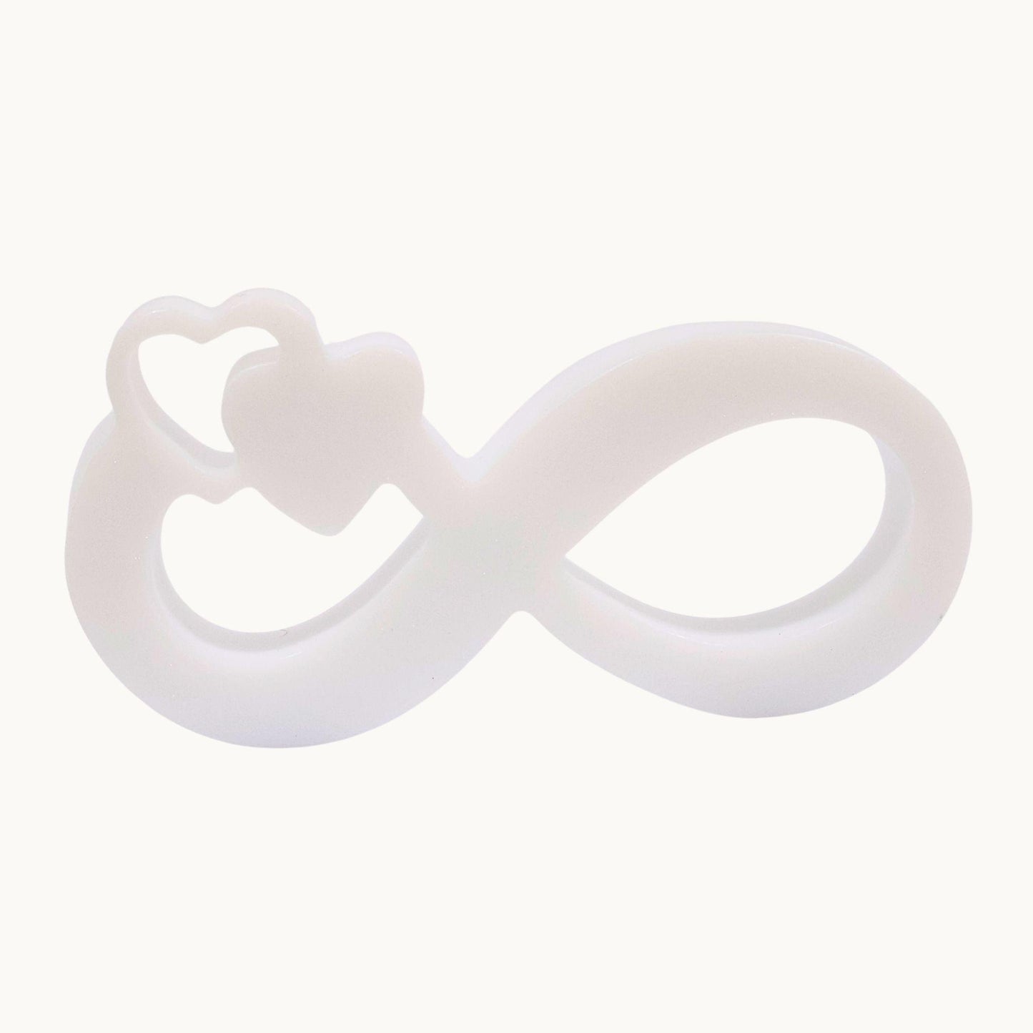 Small Resin Infinity Heart – Eternal Love Symbol | Wedding & Anniversary Décor