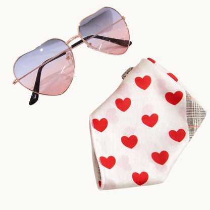 Bridesmaid Gift Set – Heart Sunglasses & Scarf Accessory Bundle