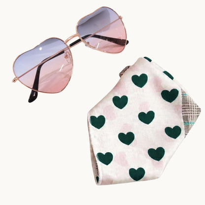 Bridesmaid Gift Set – Heart Sunglasses & Scarf Accessory Bundle