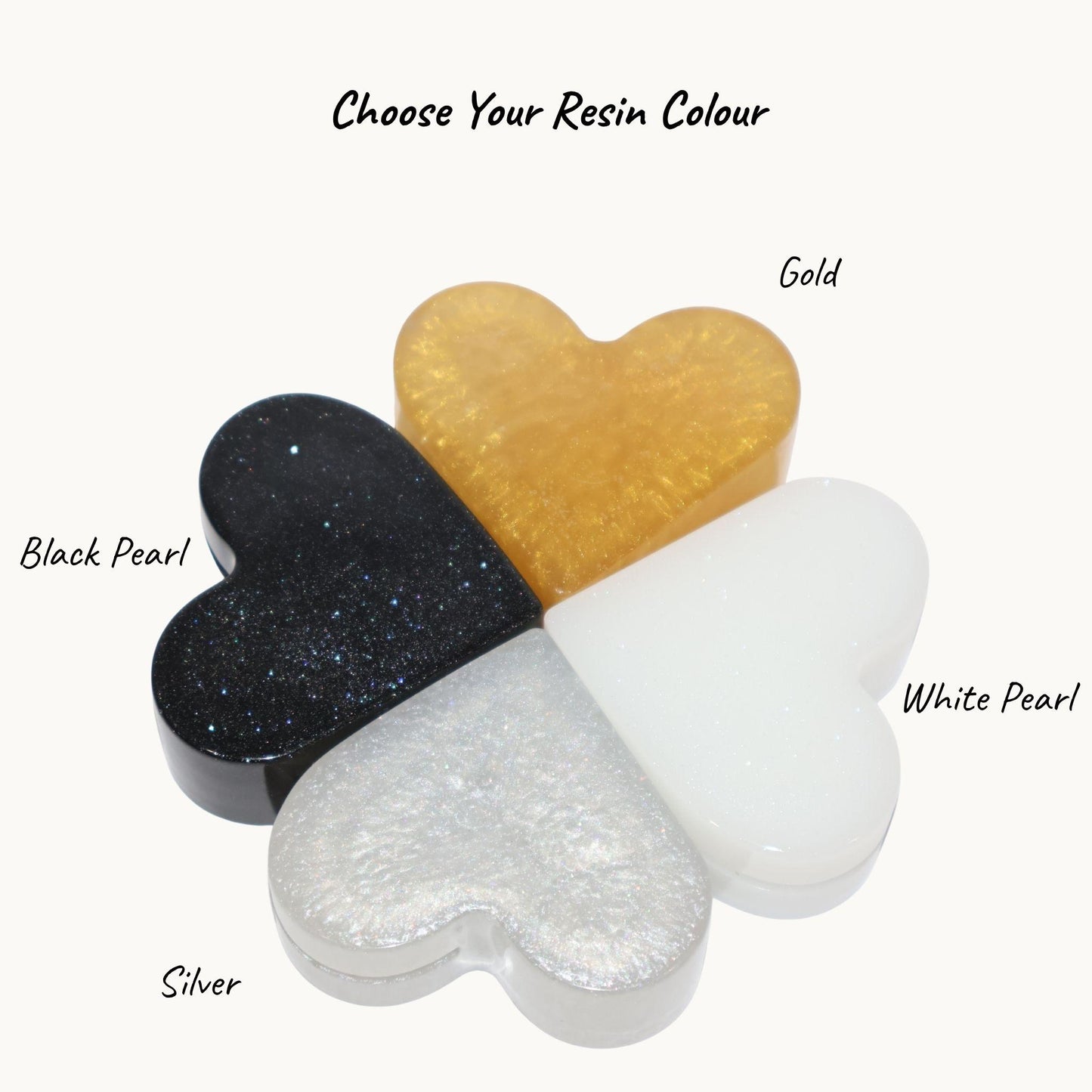 Resin Hanging Heart Display – Table Number Centrepiece