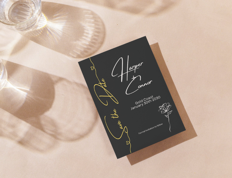 Editable Wedding Invitation Template 