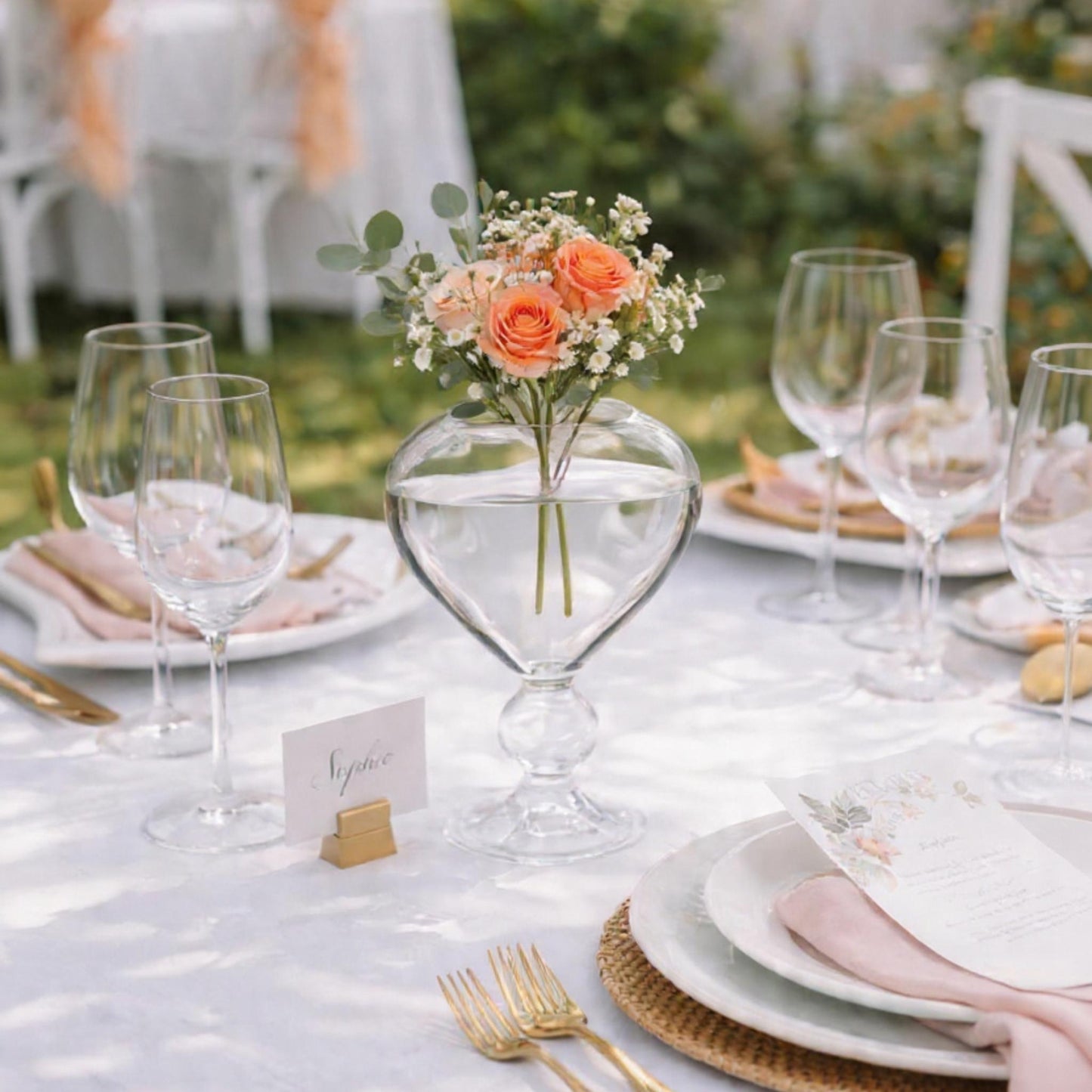 Heart-Shaped Flower Vase