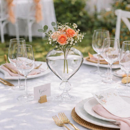 Heart-Shaped Flower Vase