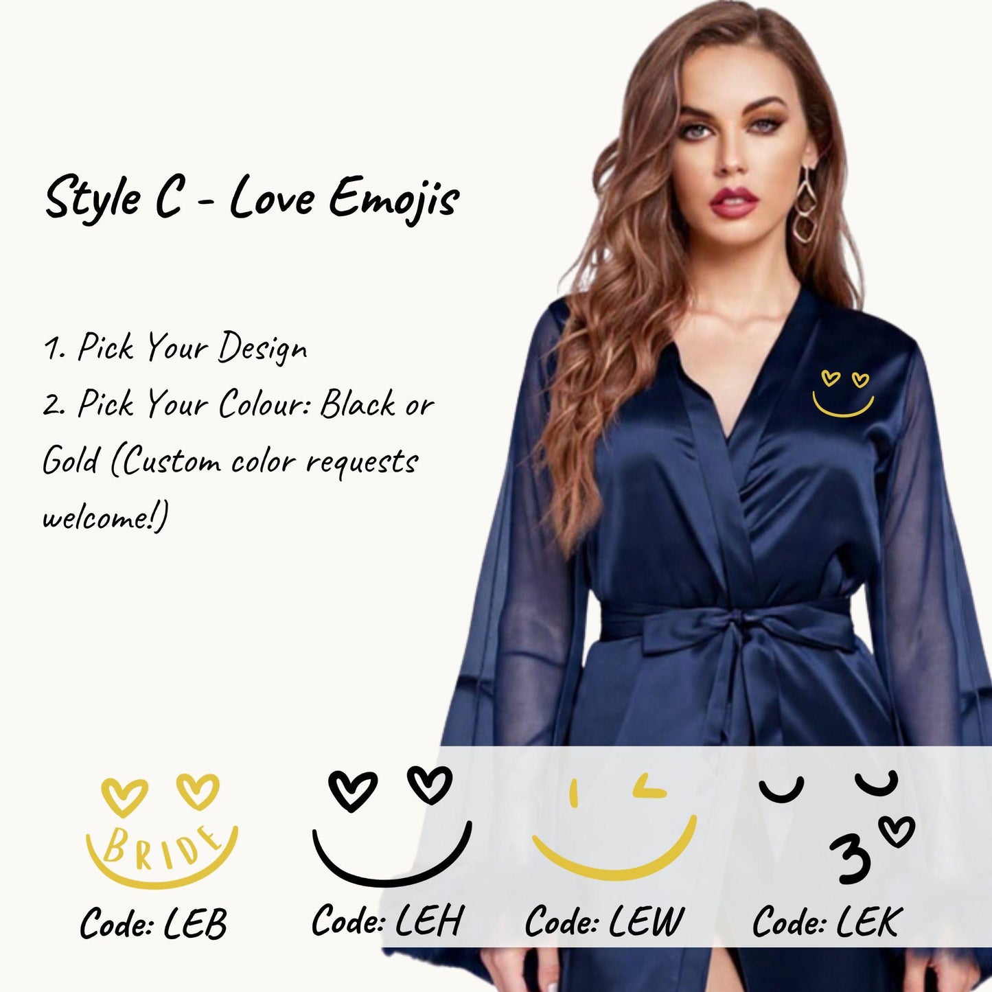 Feather Sleeve Bridesmaid Robe – Luxury Satin Getting Ready Outfit