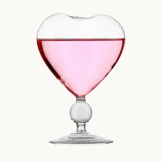 Heart-Shaped Cocktail Glass