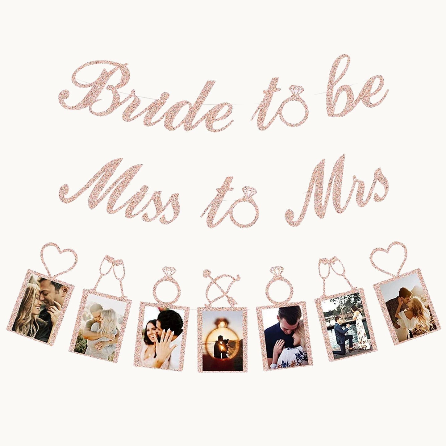 Bride to Be Photo Banner – The “From Miss to Memories” Moment Maker