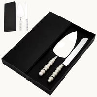 Pearl Cake Knife & Server Set | Wedding Cake Cutting Set