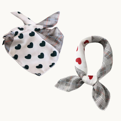 Heart Pattern Scarf