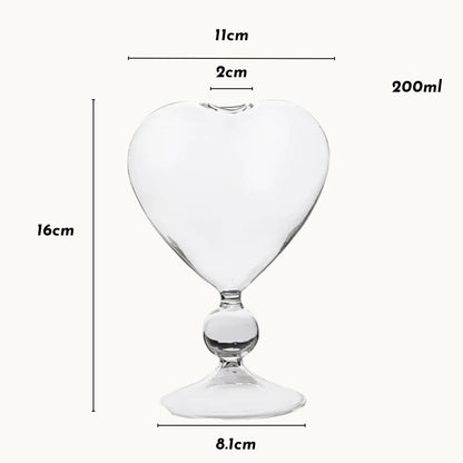 Heart-Shaped Flower Vase