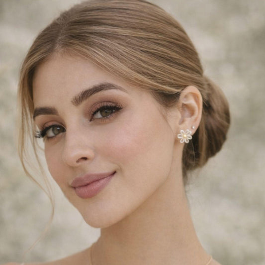 Daisy Pearl Earrings – A Garden Romance You Can Wear