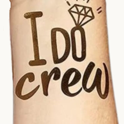Bridal Party Temporary Tattoos