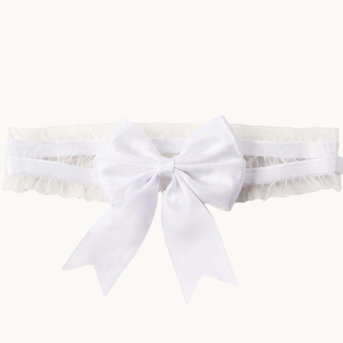 Cute Bow Garter - Solid Bow