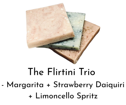 Trio of Alcohol-Infused Guest Soaps – Wedding Favours, Party Gifts & Travel Minis
