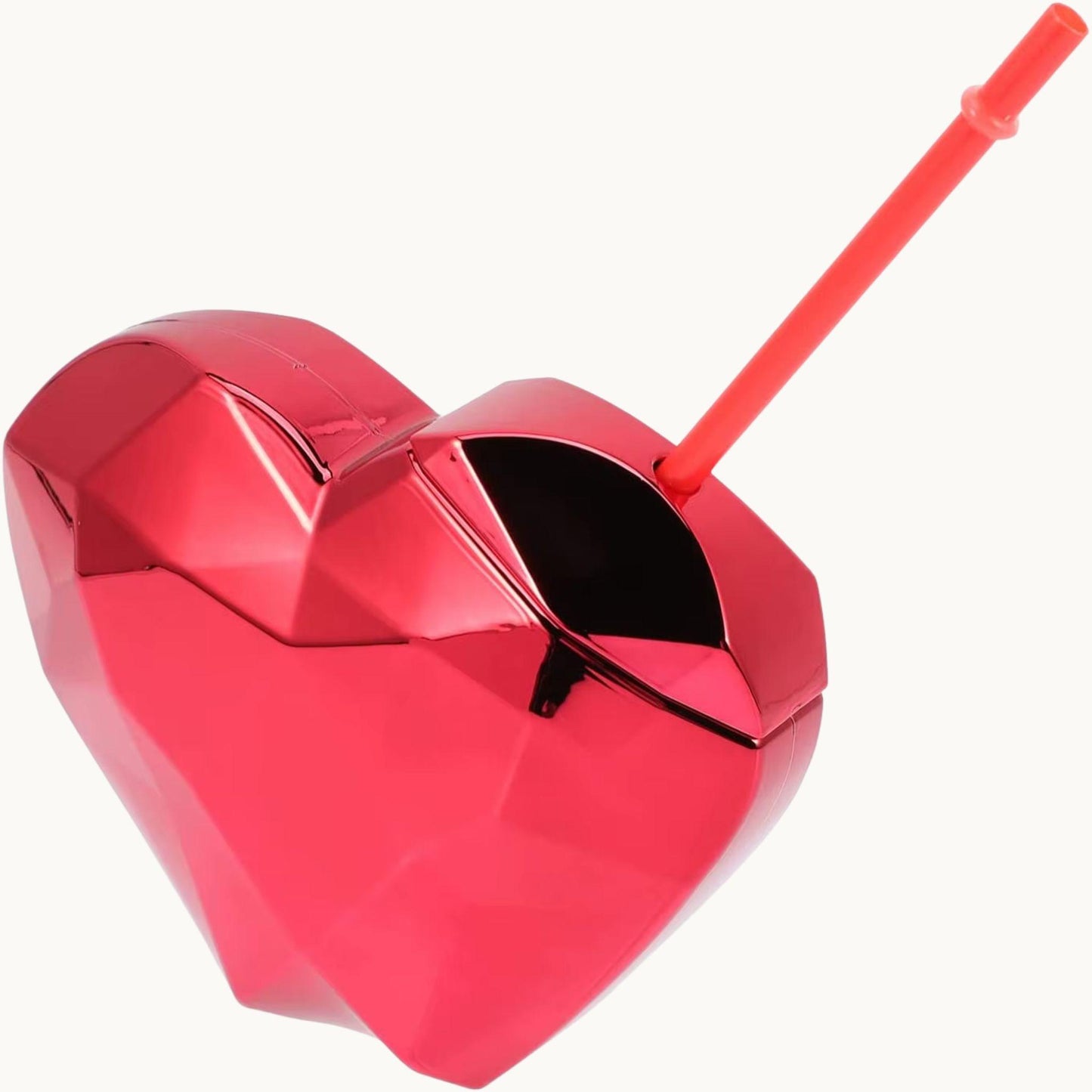 Metallic Heart Tumbler 600ml