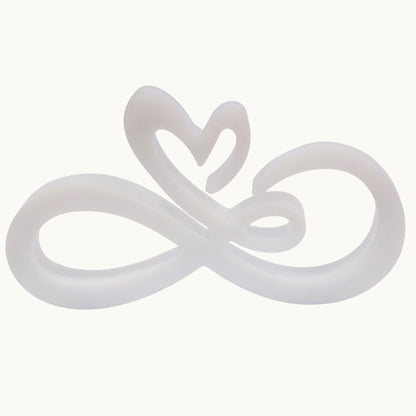 Resin Infinity Heart Figurine – Symbol of Eternal Love | Wedding or Anniversary Décor