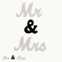 Mr & Mrs Resin Letter Set – Wedding Table Display | Couple Gift Décor