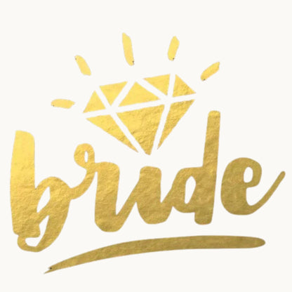 Bridal Party Temporary Tattoos