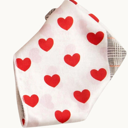 Heart Pattern Scarf