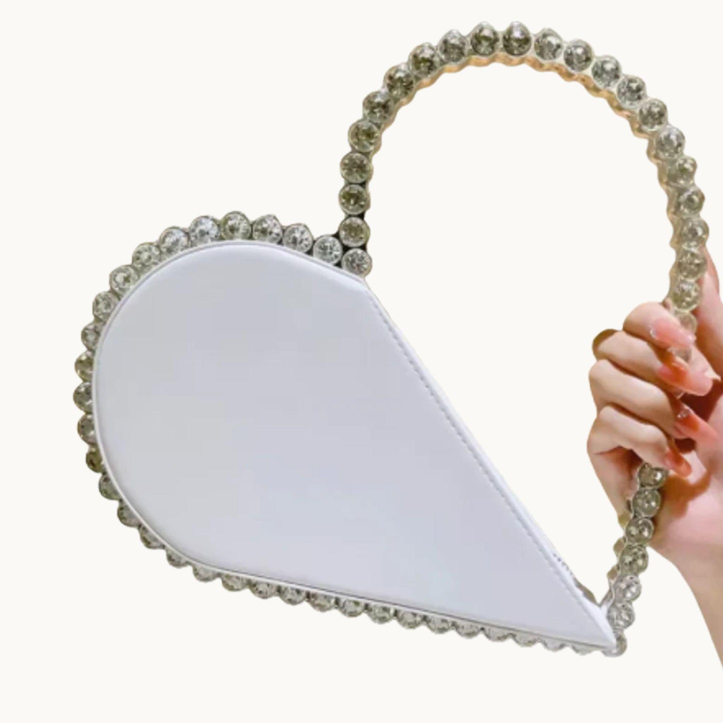 Heart In Hand Bridal Clutch – The “Carry Love With You” Statement Piece