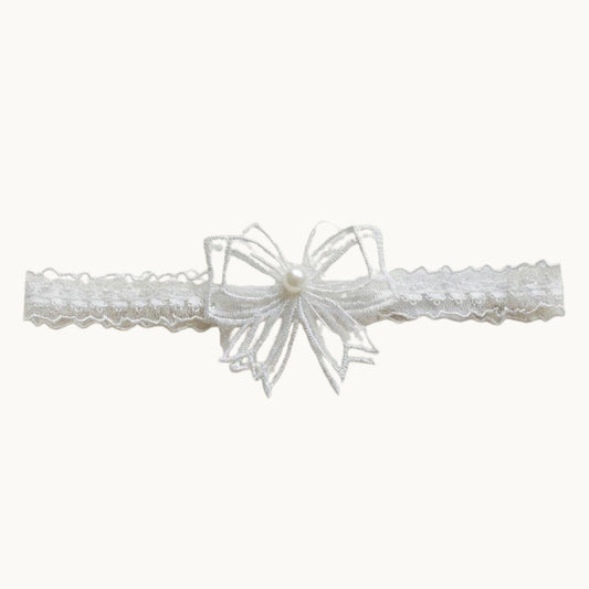 Cute Bow Garter - Sheer Bow