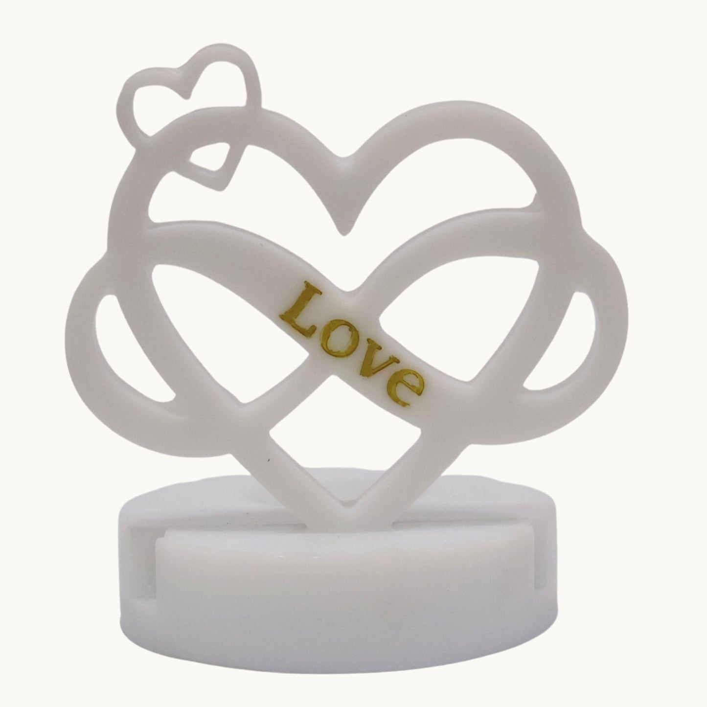 Infinity Heart Candle Holder – Symbol of Endless Love for Weddings