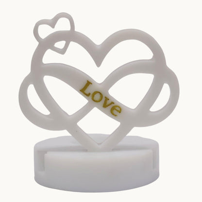 Infinity Heart Candle Holder – Symbol of Endless Love for Weddings