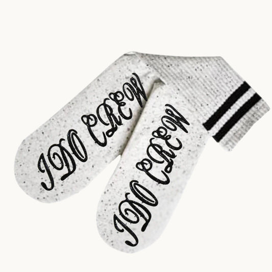 I Do Crew Wedding Party Socks