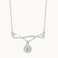Luna Twist Moissanite Pendant Necklace