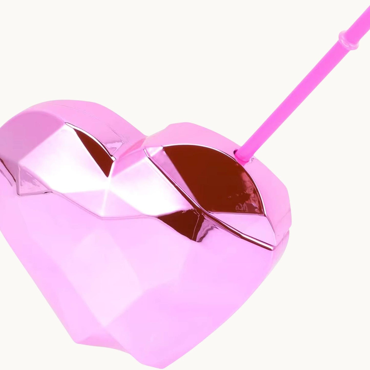 Metallic Heart Tumbler 600ml