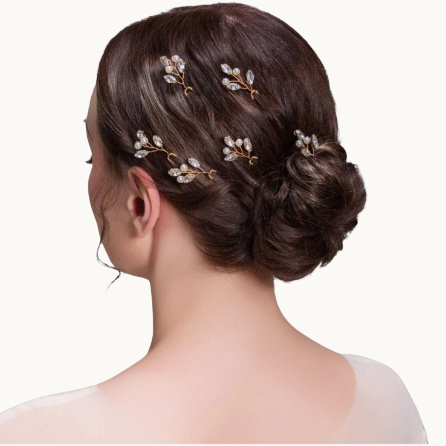 Rhinestone Hair Pins – Set of 6