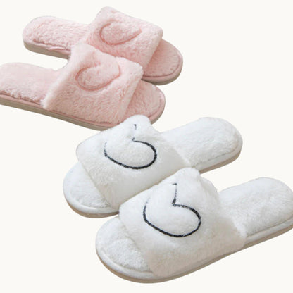 Bridal Party Heart Slippers – Cozy Moments Before “I Do”