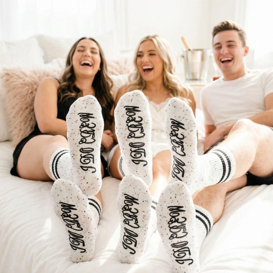 I Do Crew Wedding Party Socks