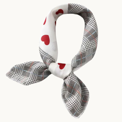 Heart Pattern Scarf