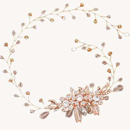 Rose Gold Hair Vine