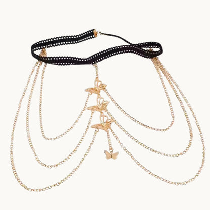 Butterfly Chain Garter