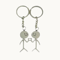 Stick Together Couple Keychain Set