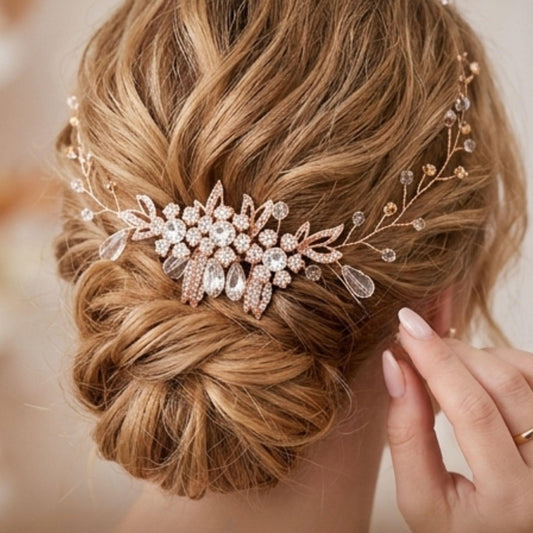 Rose Gold Hair Vine