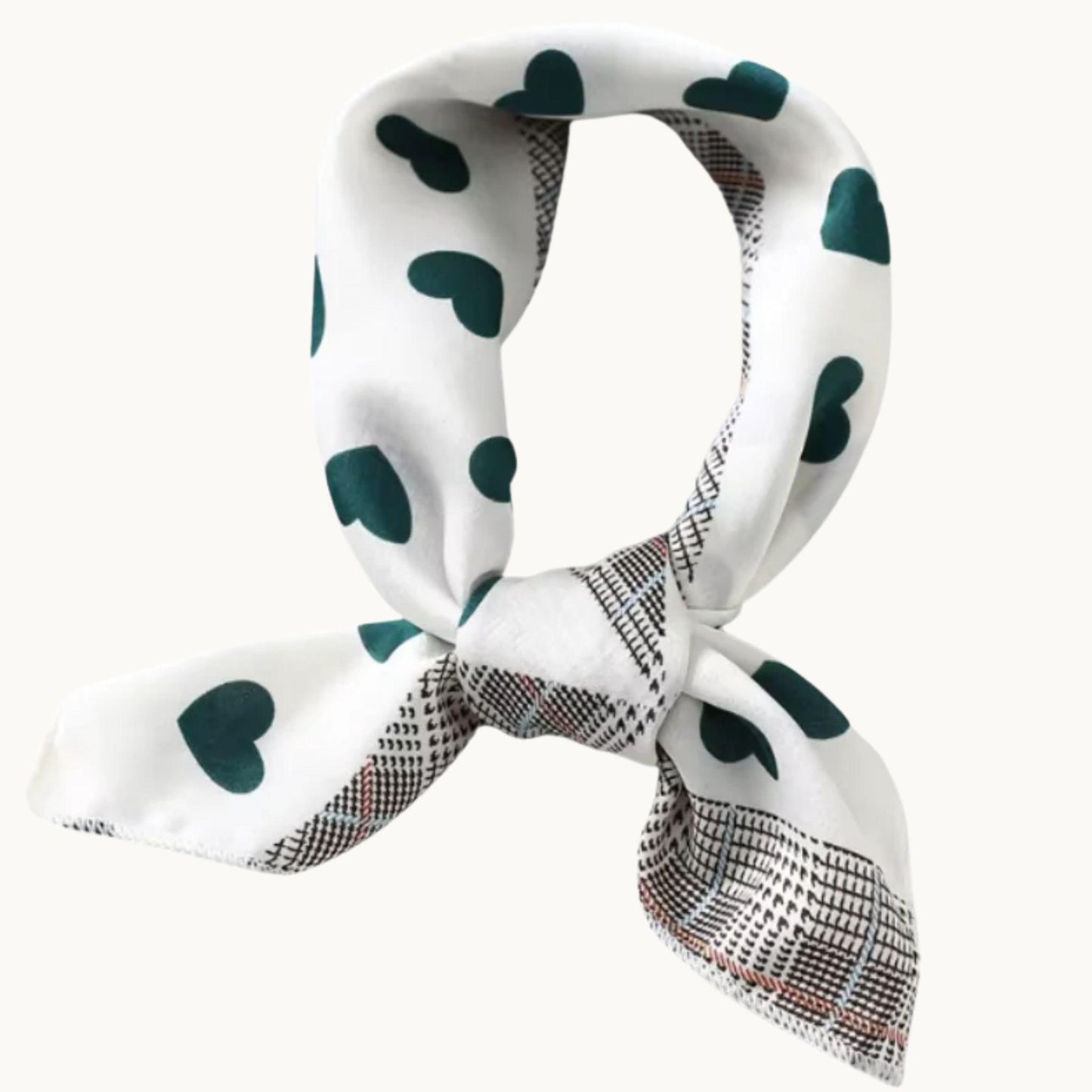 Heart Pattern Scarf