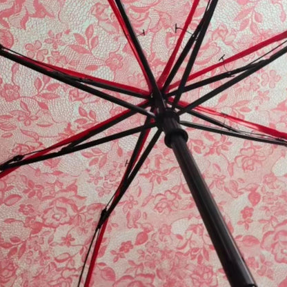 Heart Lace Clear Umbrella