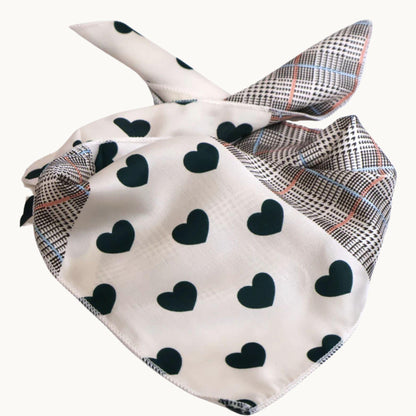 Heart Pattern Scarf