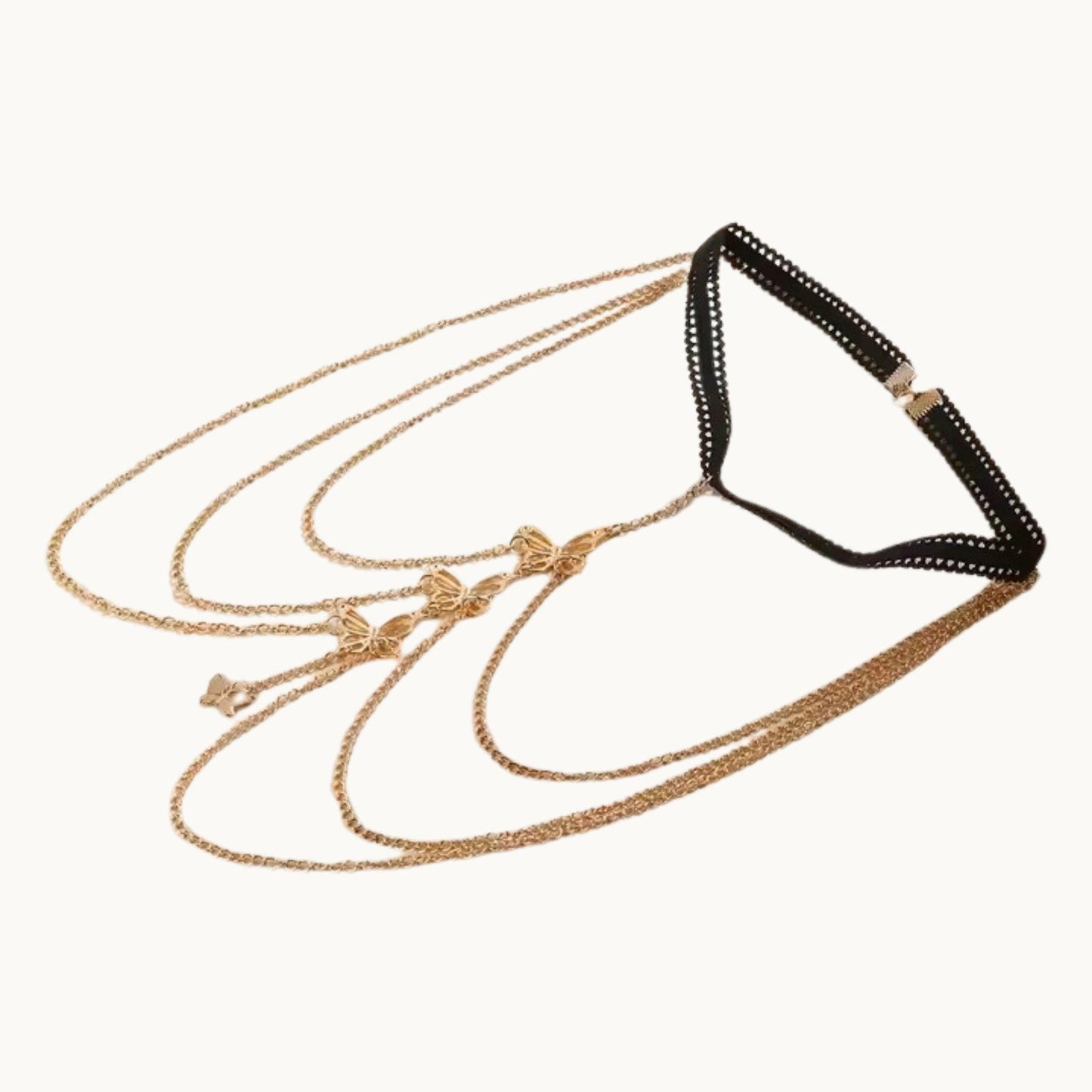 Butterfly Chain Garter