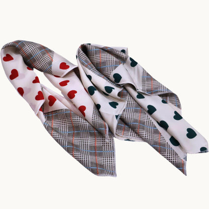 Heart Pattern Scarf