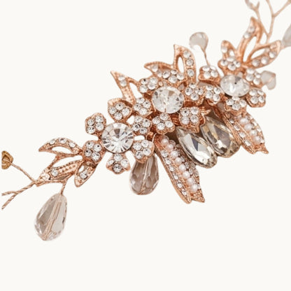 Rose Gold Hair Vine