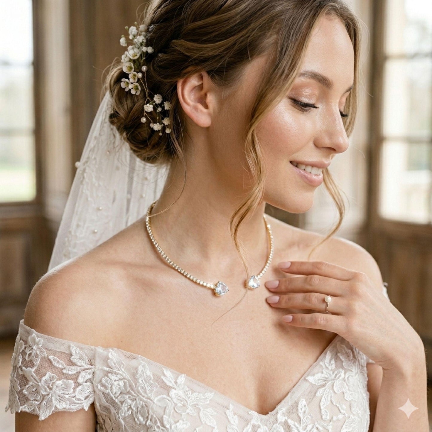 Heart Choker Necklace