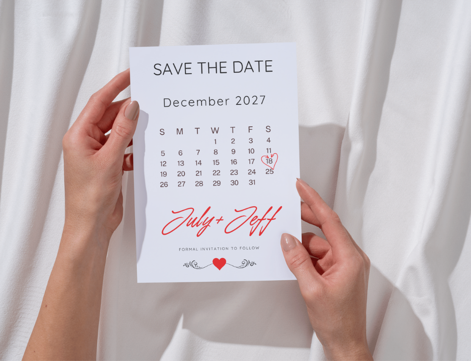 Calendar 26-27 – Save the Date Template