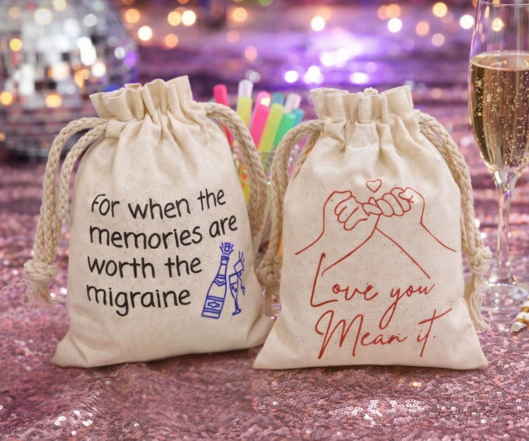 Party Favour Mini Drawstring Bags